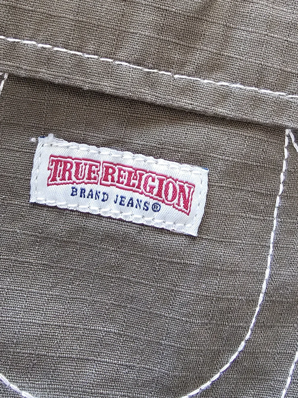 True Religion Ripstop Cargo Pants Kalamata Olive Green Size 38 NWT
